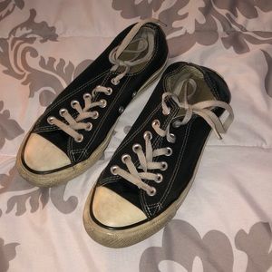 Black and white converse